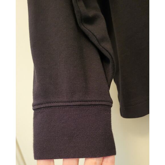 Lands' End Women Mock Neck Shirt Long Sleeve Top BLACK Size XL (18-20) - Picture 5 of 6